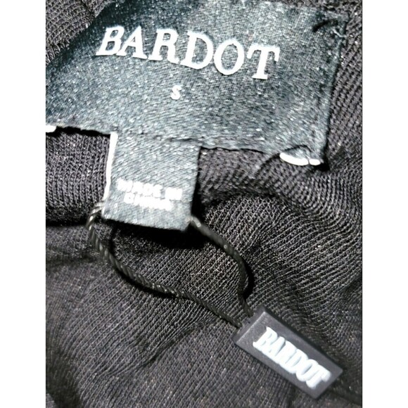 NWT Bardot Rauched Black Boudoir Bodycon Dress - Size S - Picture 8 of 8